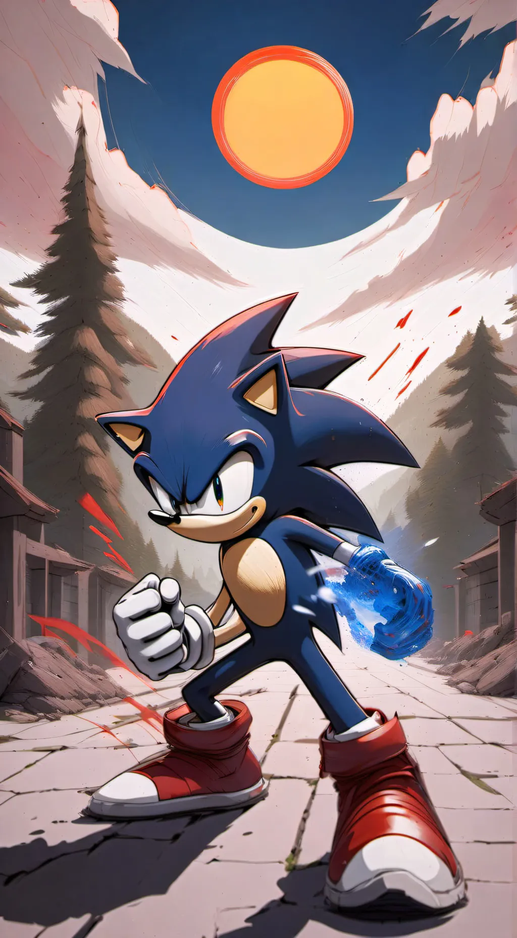 ai character: Sonic tu amigo background