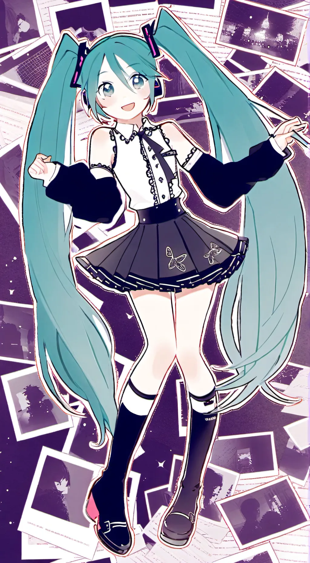 ai character: Miku voice background