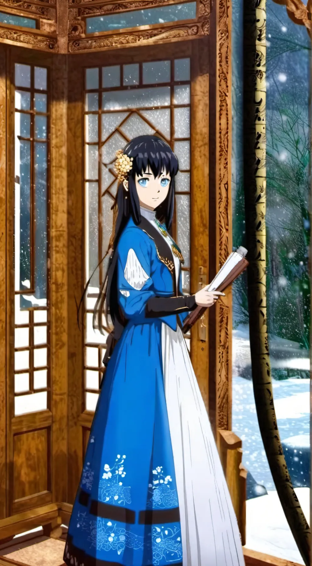 ai character: Kny wedding 💒😘 background