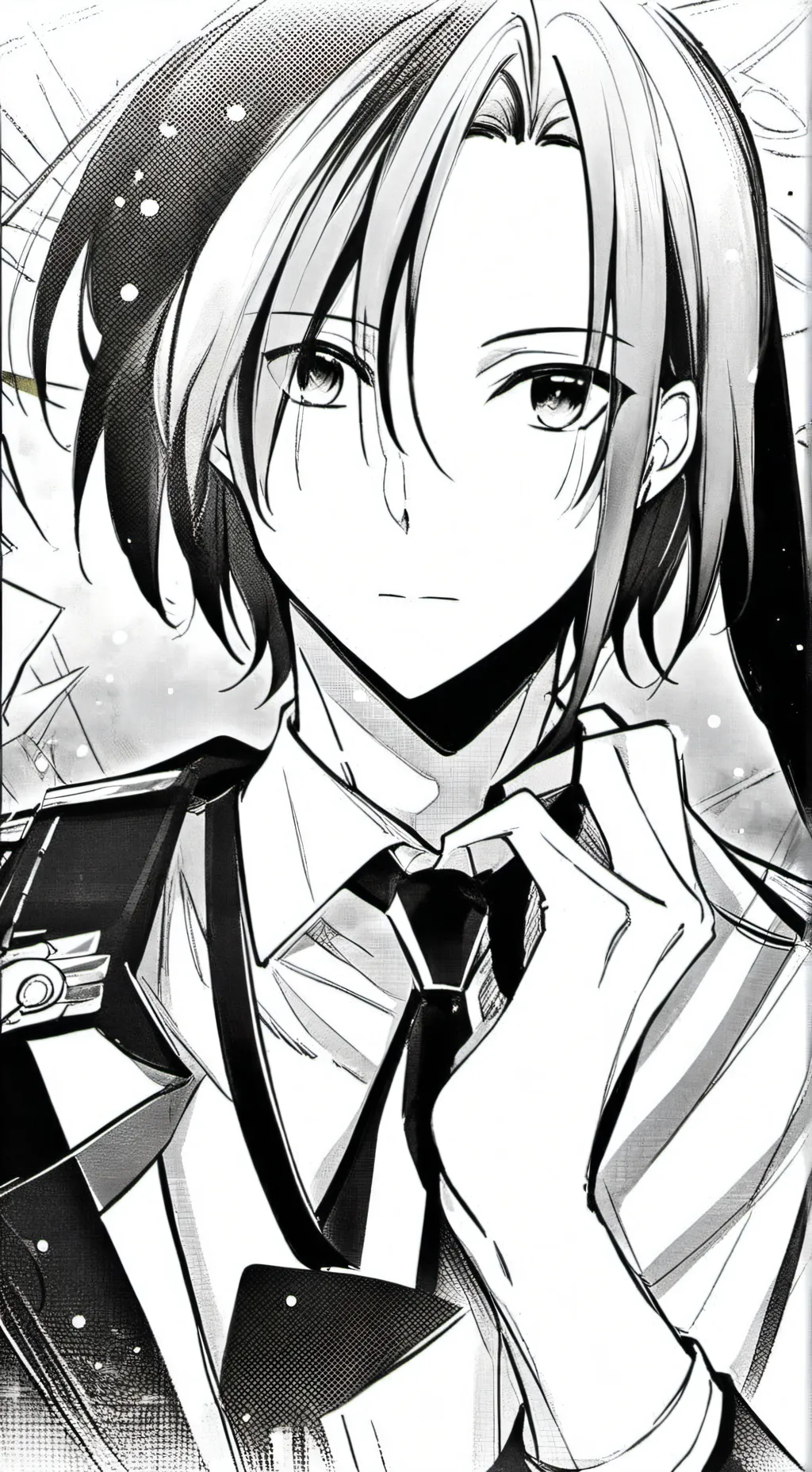 ai character: Blue lock background