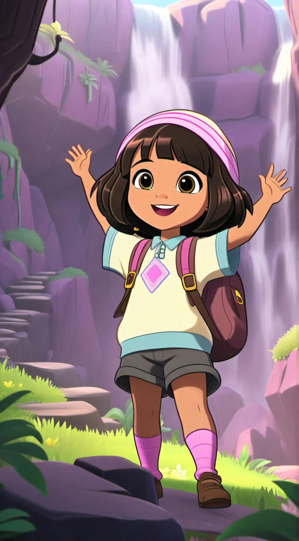 ai character: Dora background