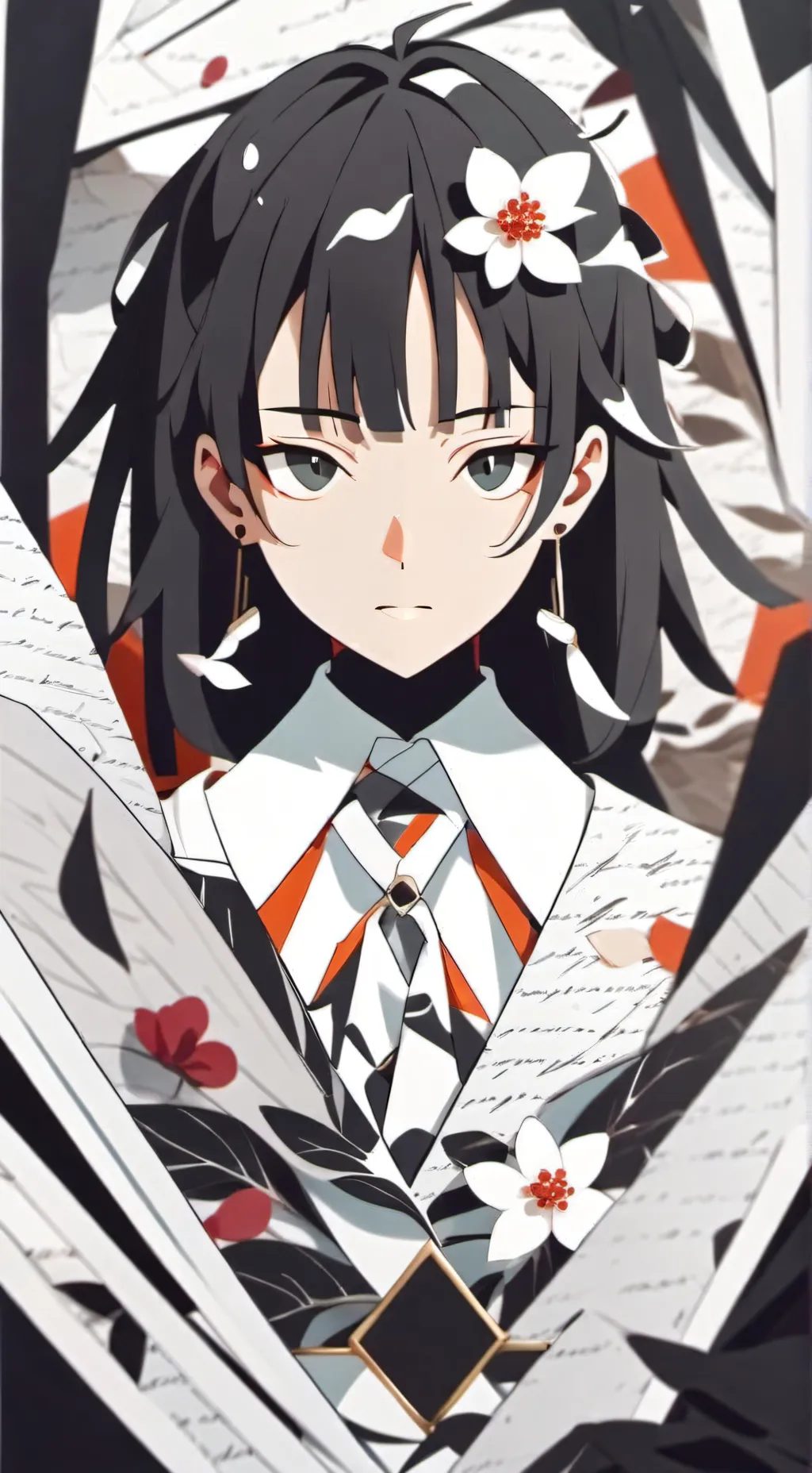 ai character: daisy tsuyuri  background