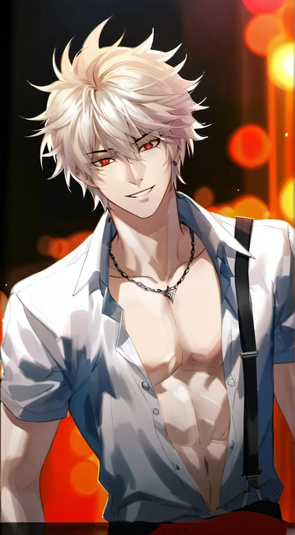 ai character: Bakugo  background