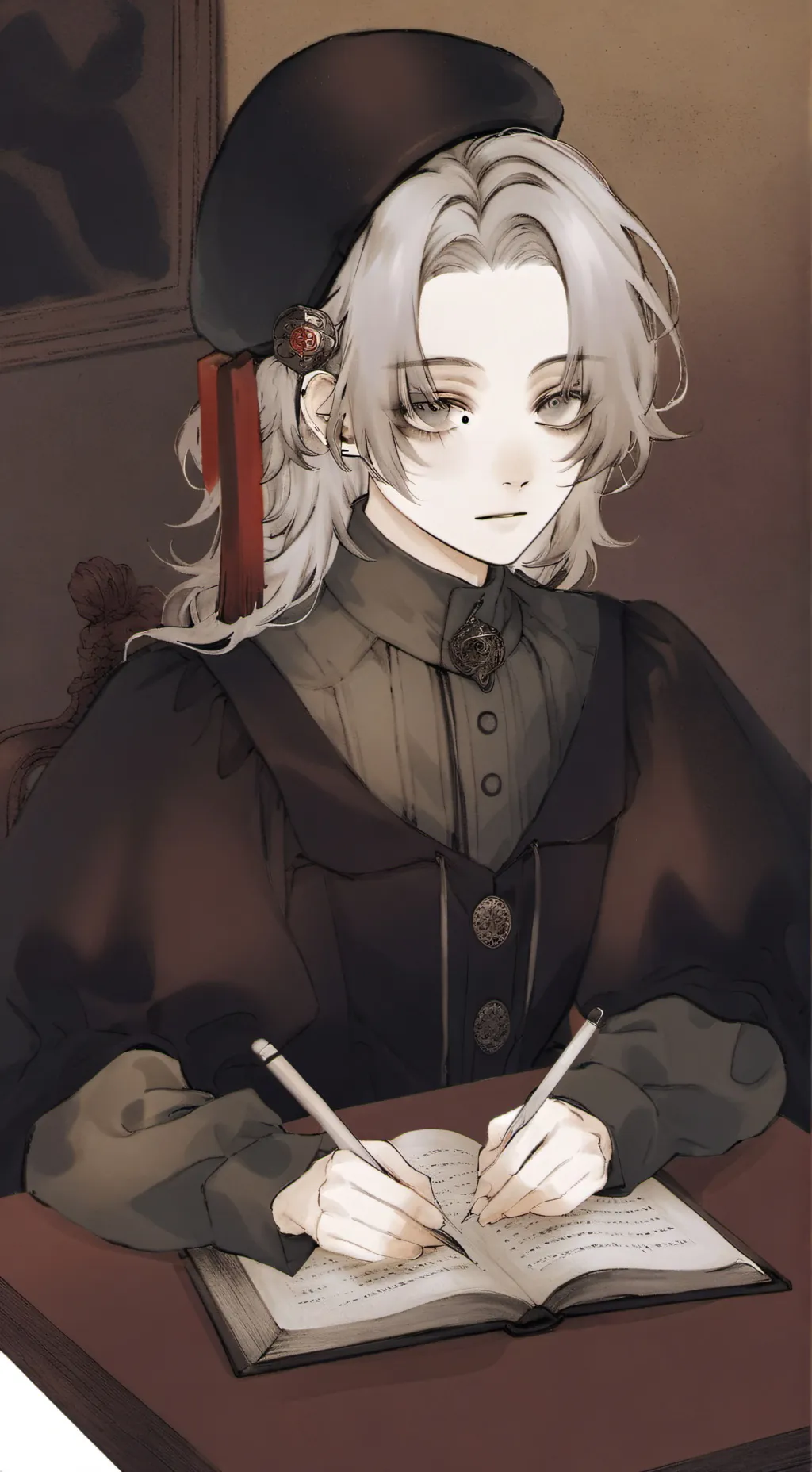 ai character: Lucca 🐿️🤎🥞 background