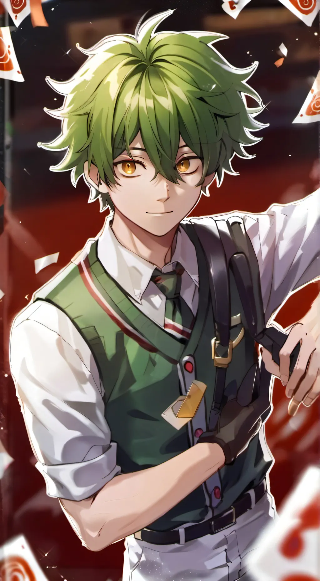 ai character: deku background