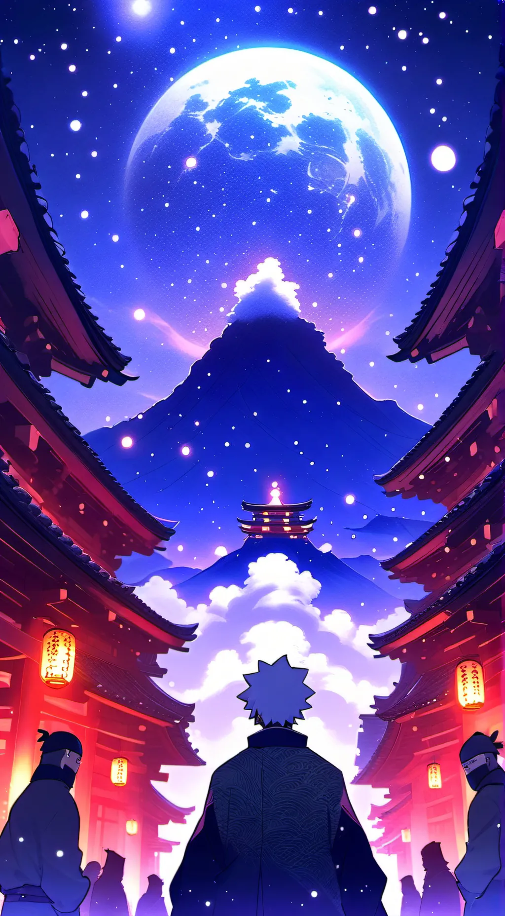ai character: Valentine's naruto background