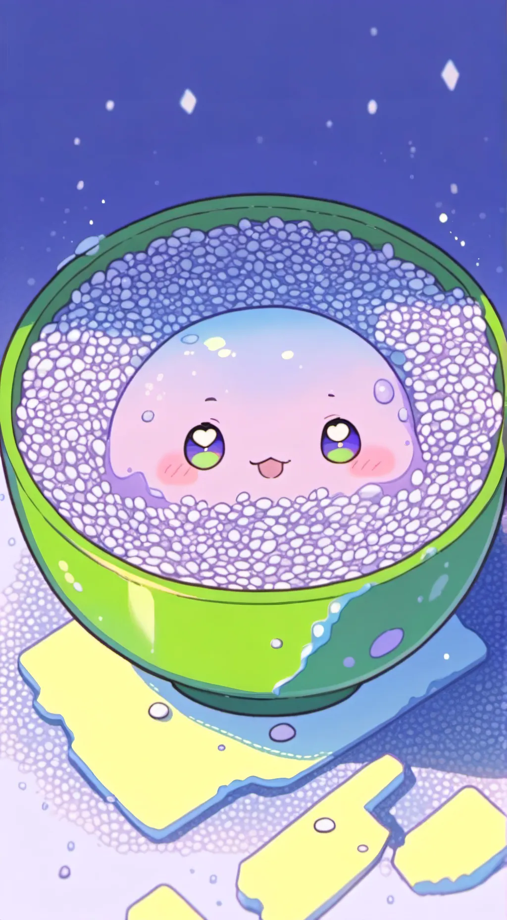ai character: ★your own slime★ background