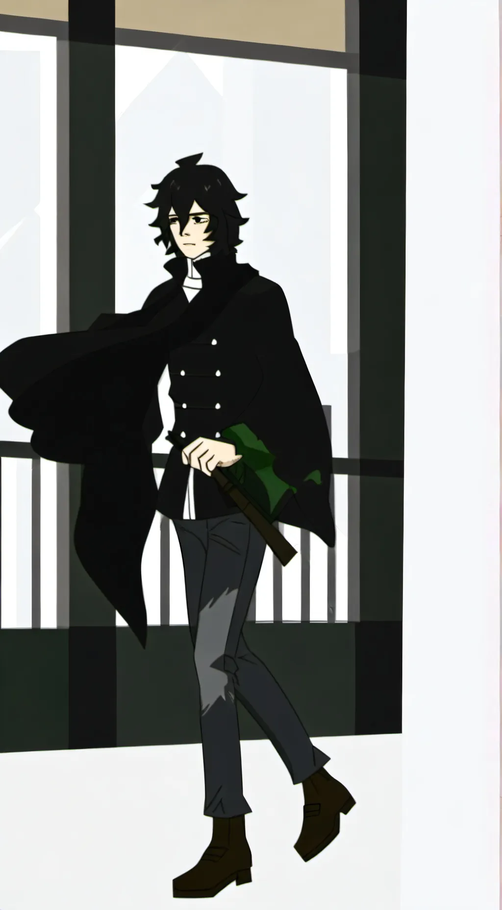 ai character: profesor Aizawa background
