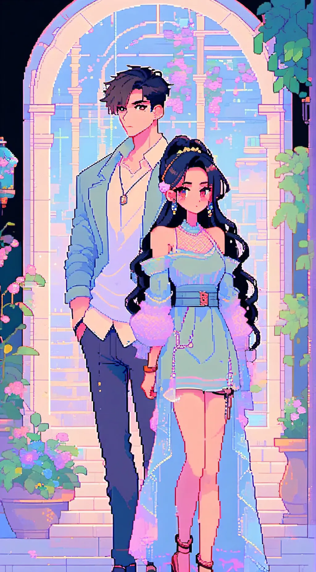 ai character: Mr "popular"💫 background