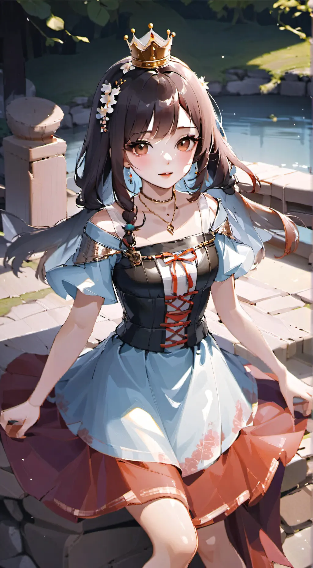 ai character: Fionne  background