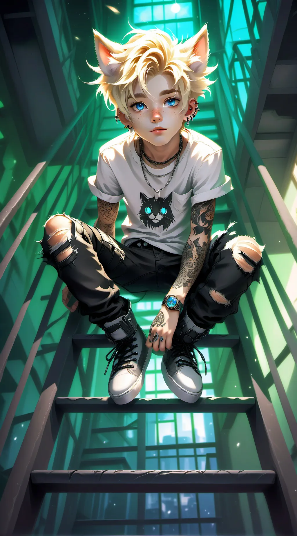 ai character: Kian background