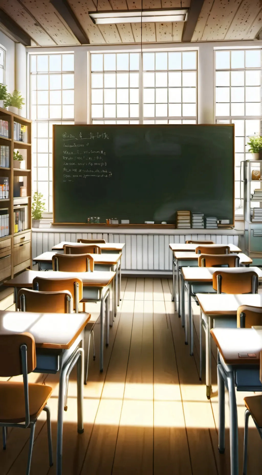 ai character: my classroom  background