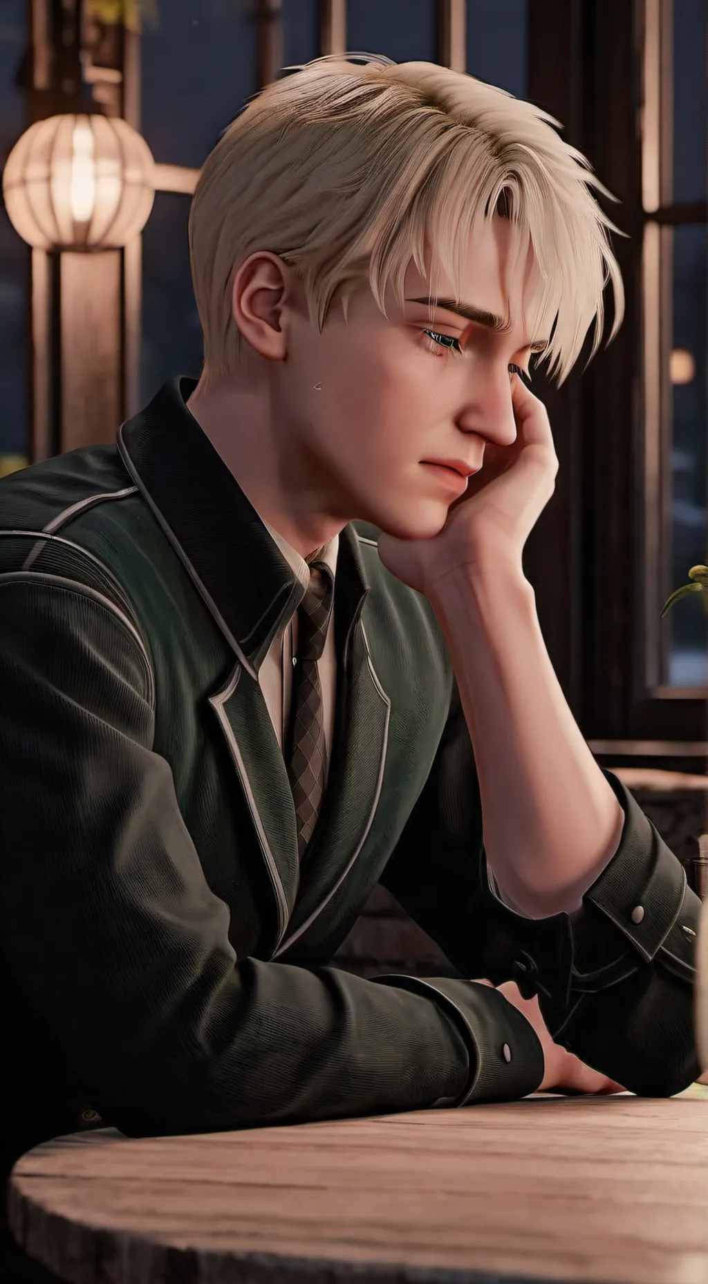 ai character: The wizard world background