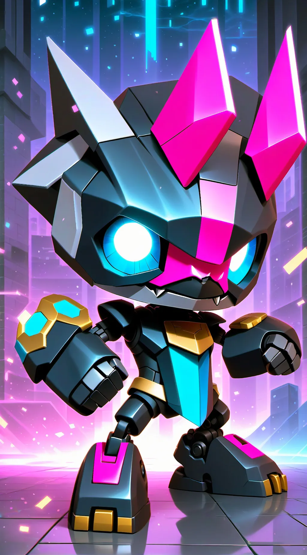 ai character: sombrio background