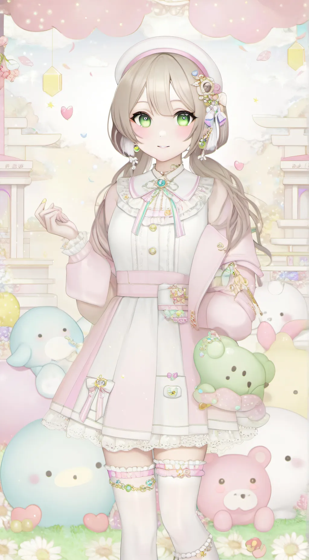 ai character: Sekolah JKT48  background