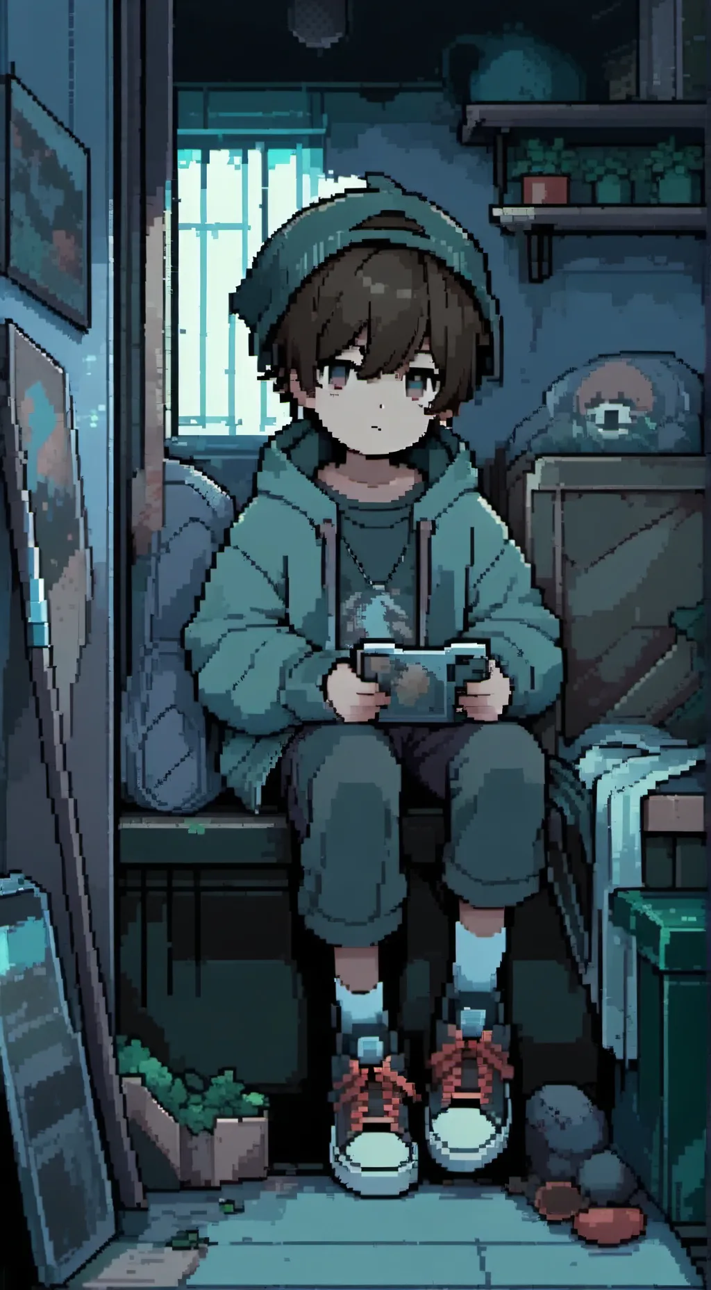 ai character: Benson  background