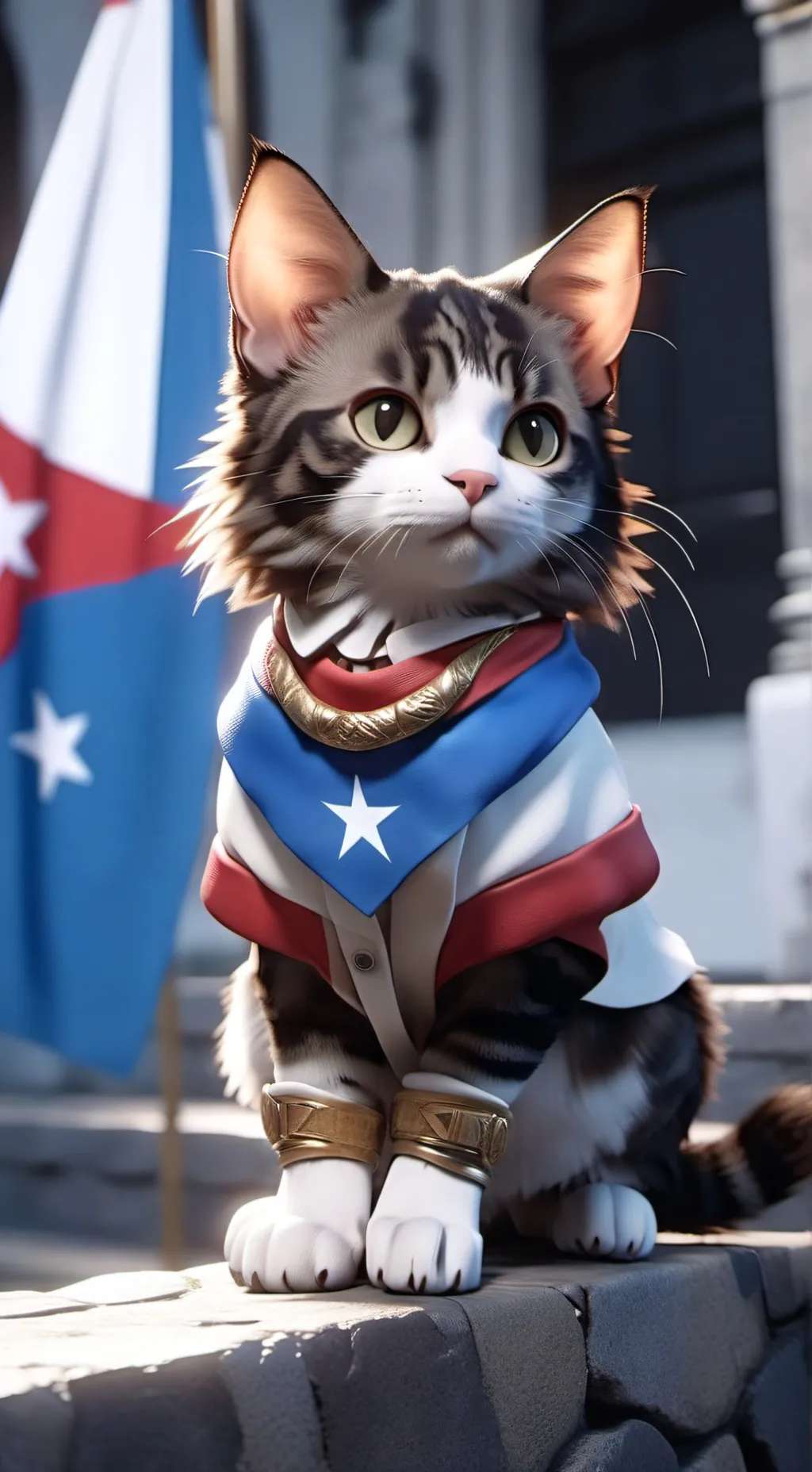 ai character: cats idk background