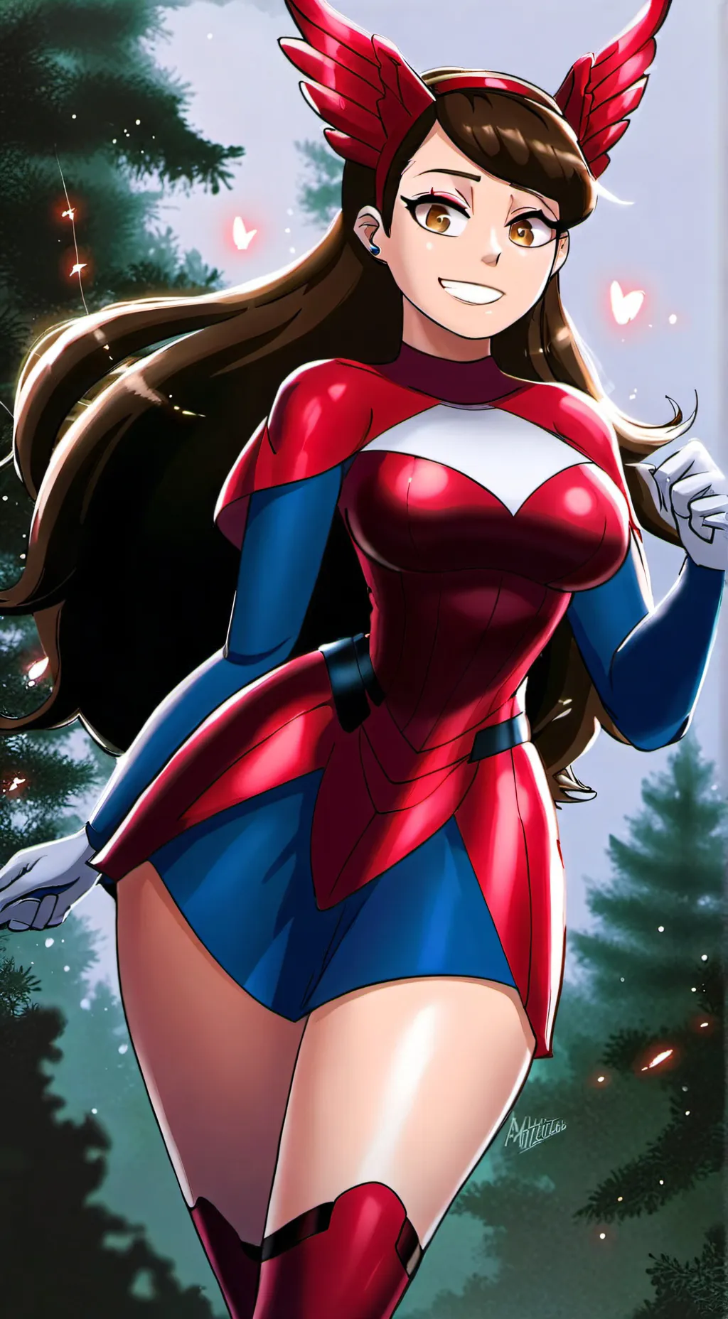 ai character: Mabel Pines  background