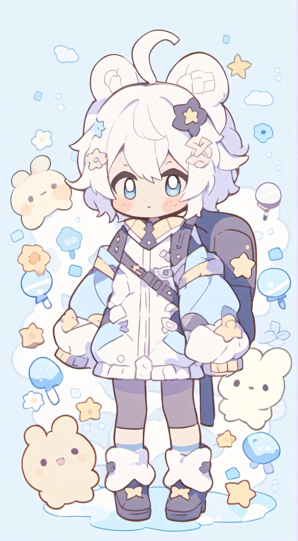 ai character: !~✩✟Gojo✟✩~!  background