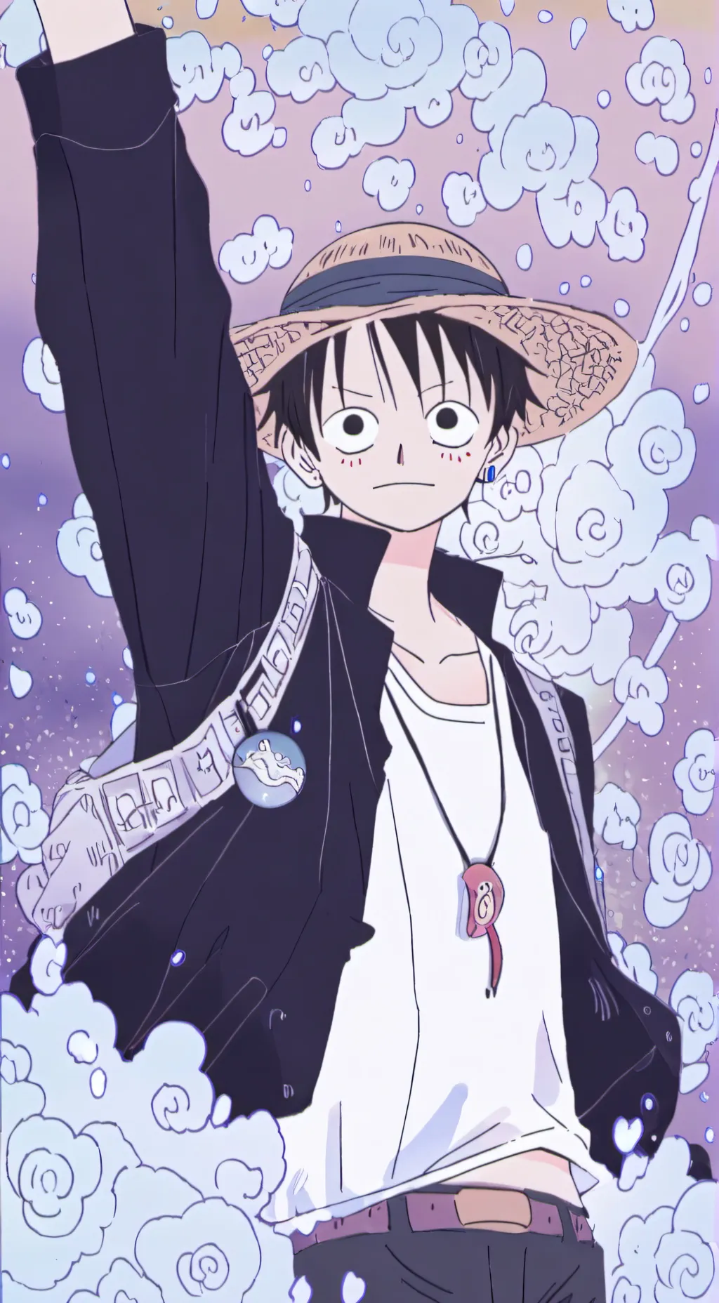 ai character: one piece background