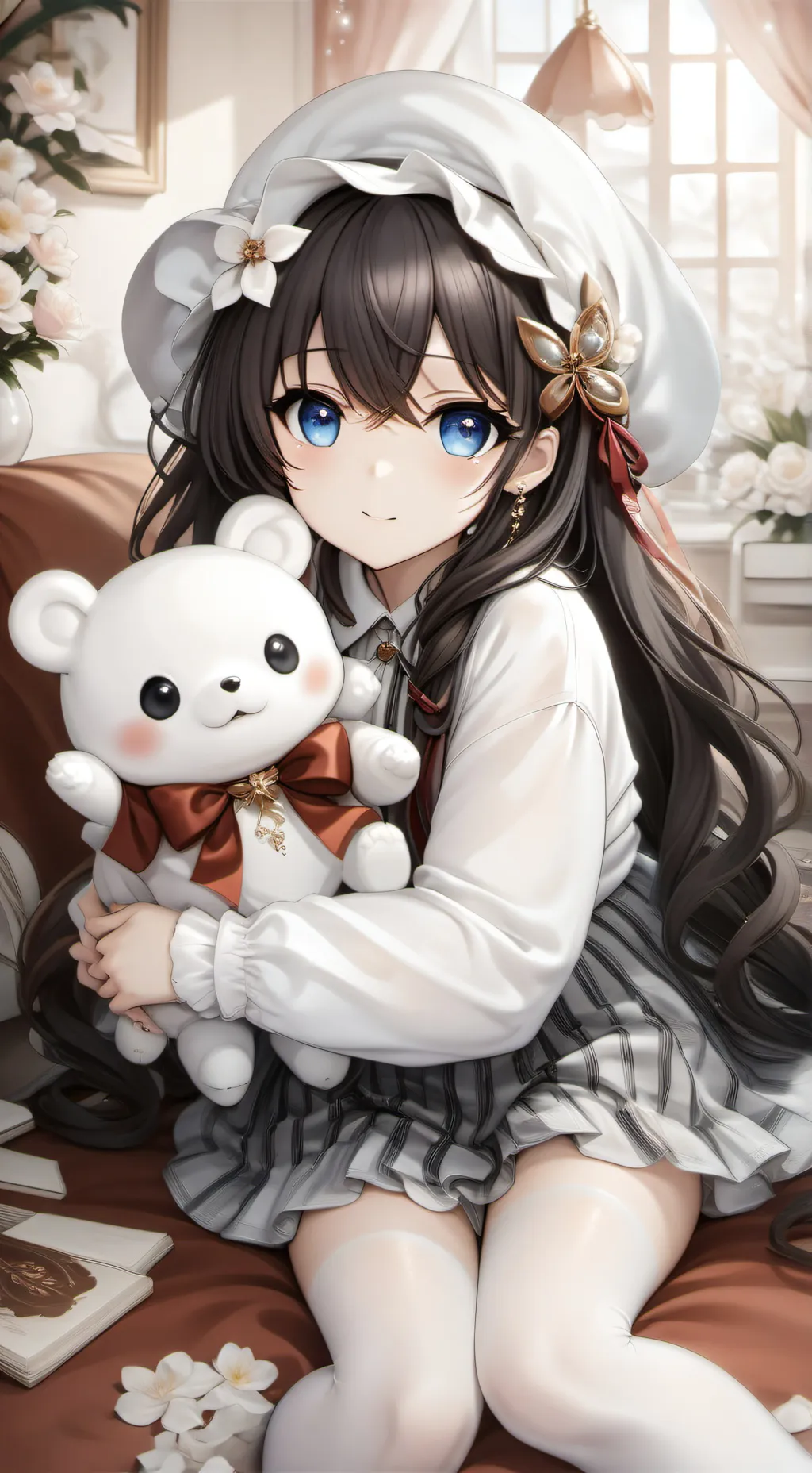 ai character: 🎀marine background