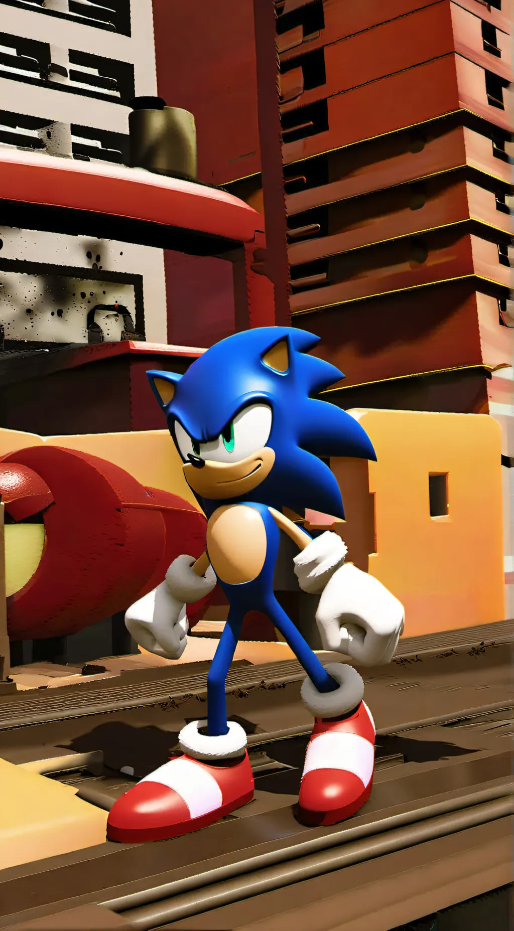 ai character: Sonic Forces background