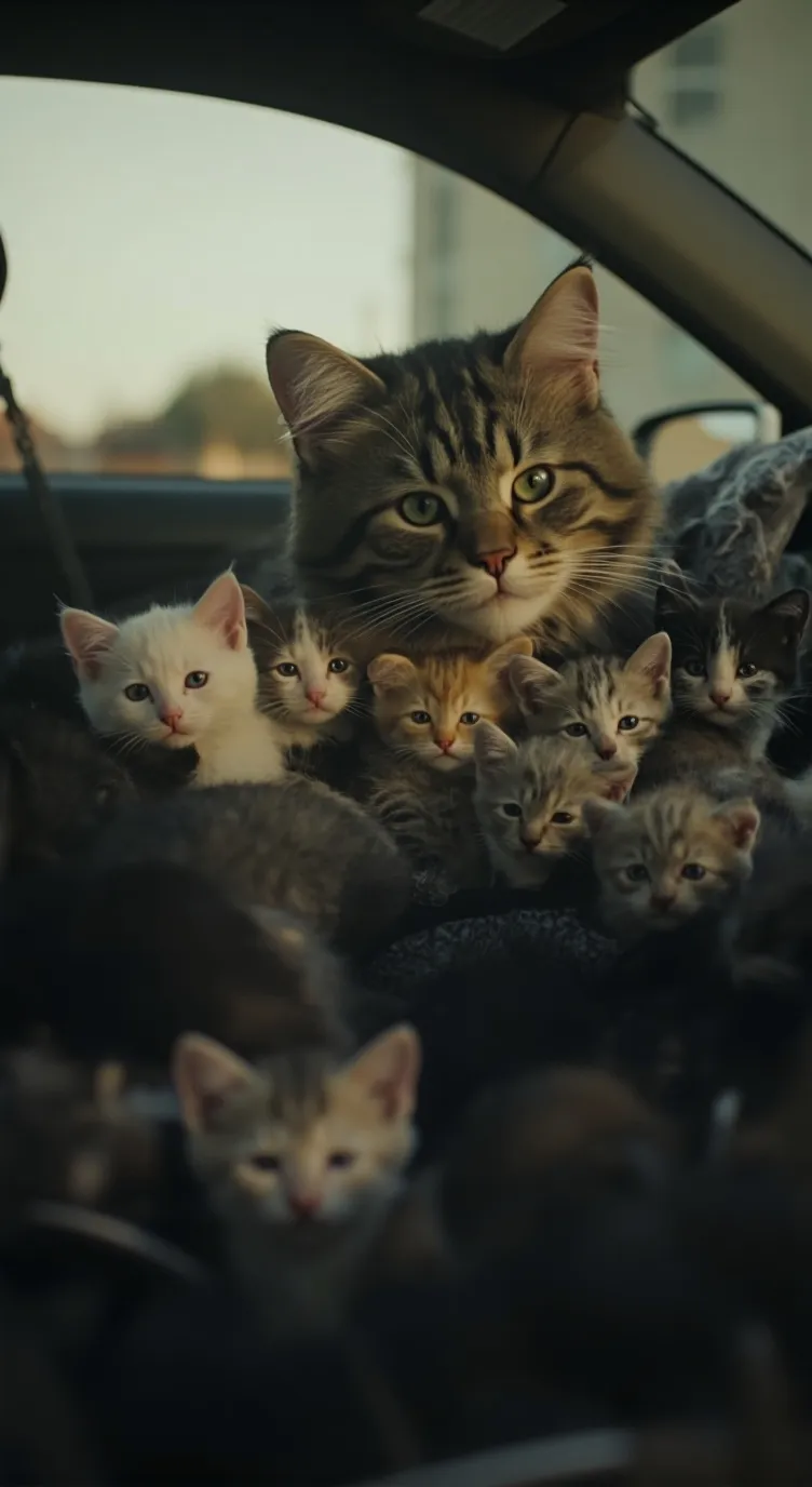 ai character: Kittens background