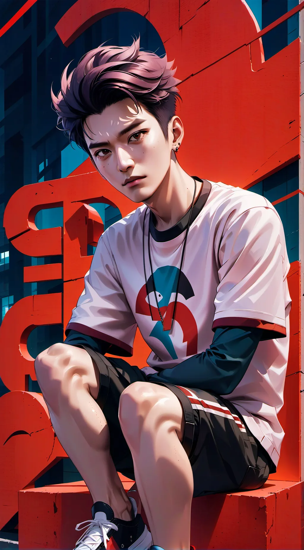 ai character: Thanos T.O.P background