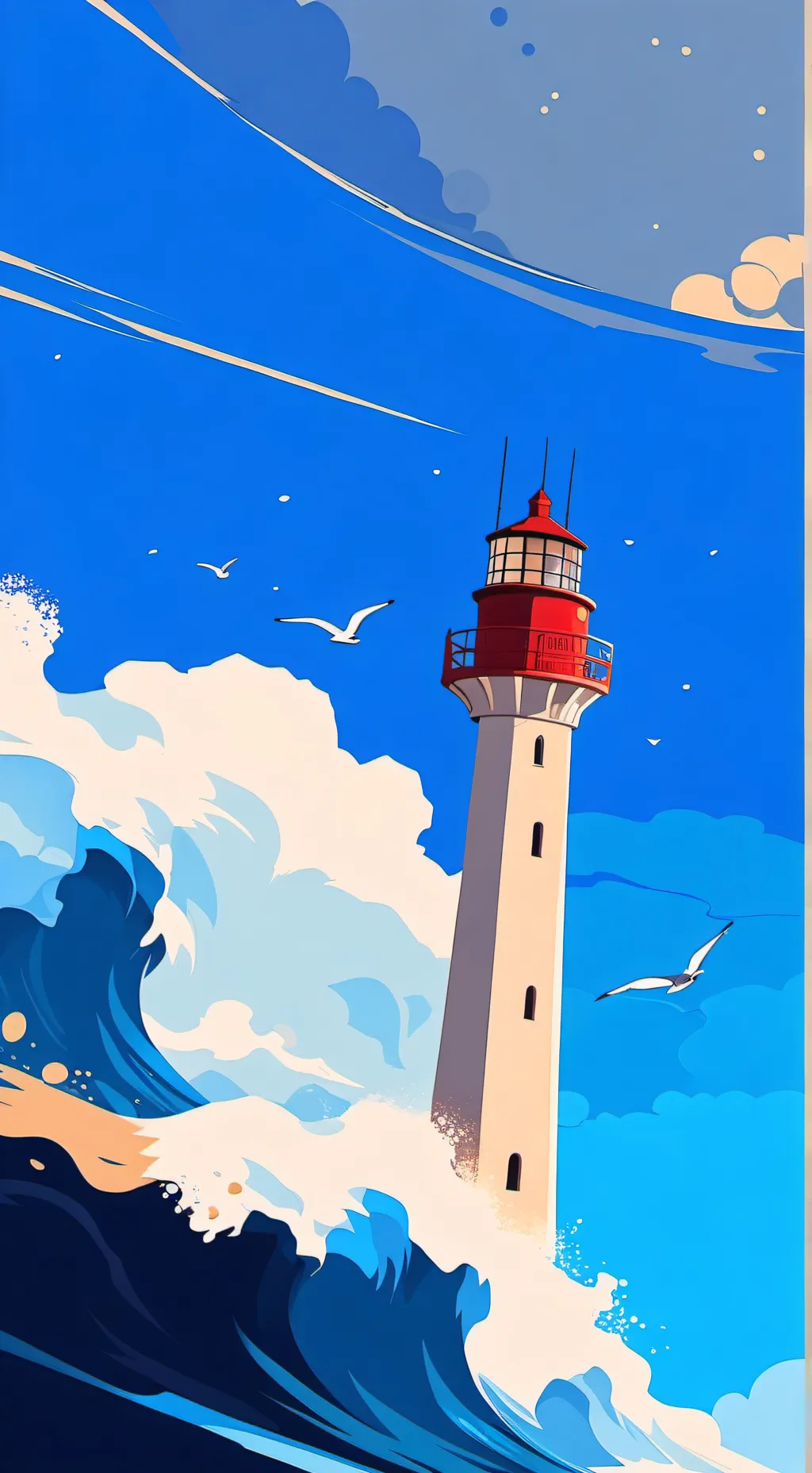 ai character: Beach with Hyunjin background