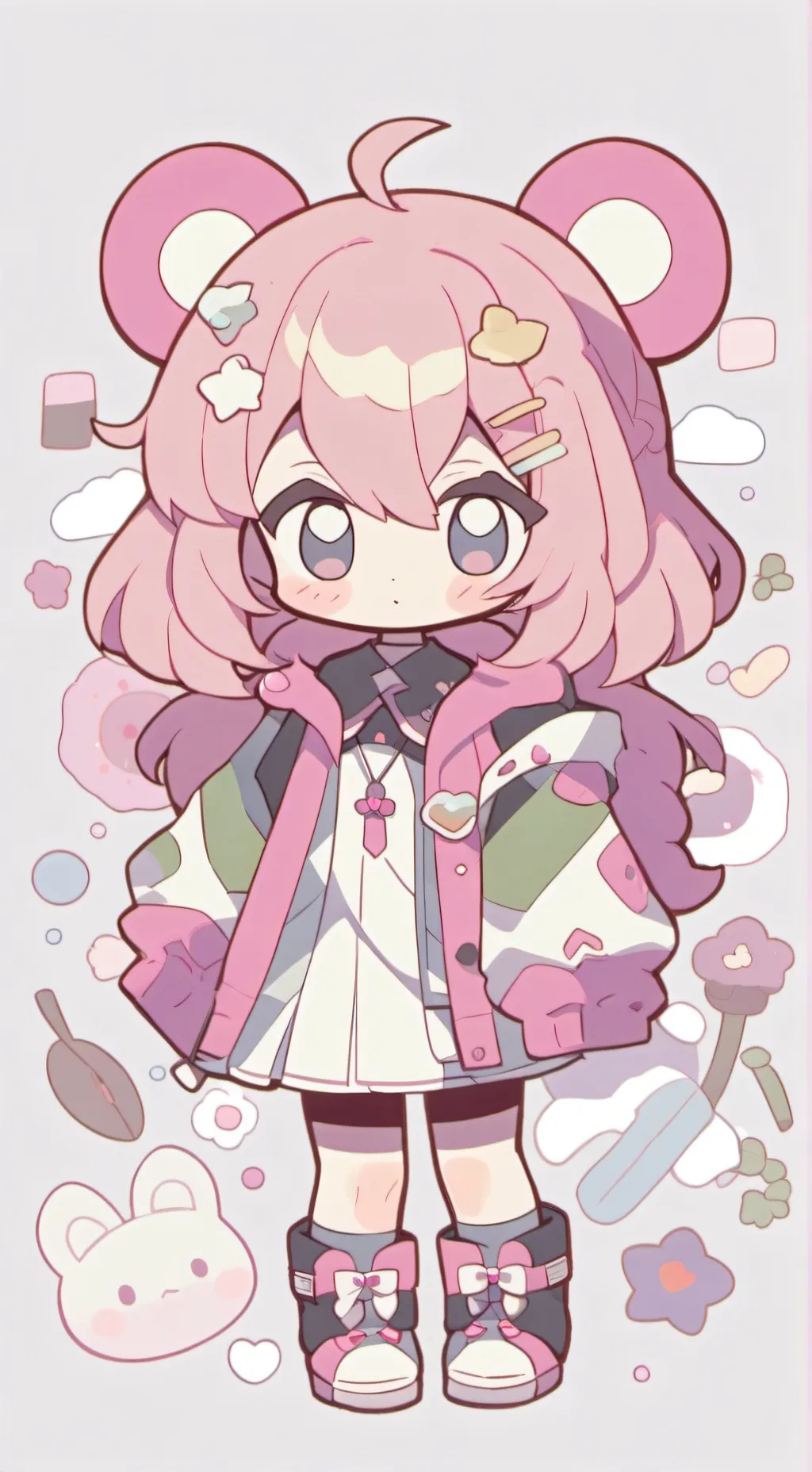 ai character: dw- kiss? - background