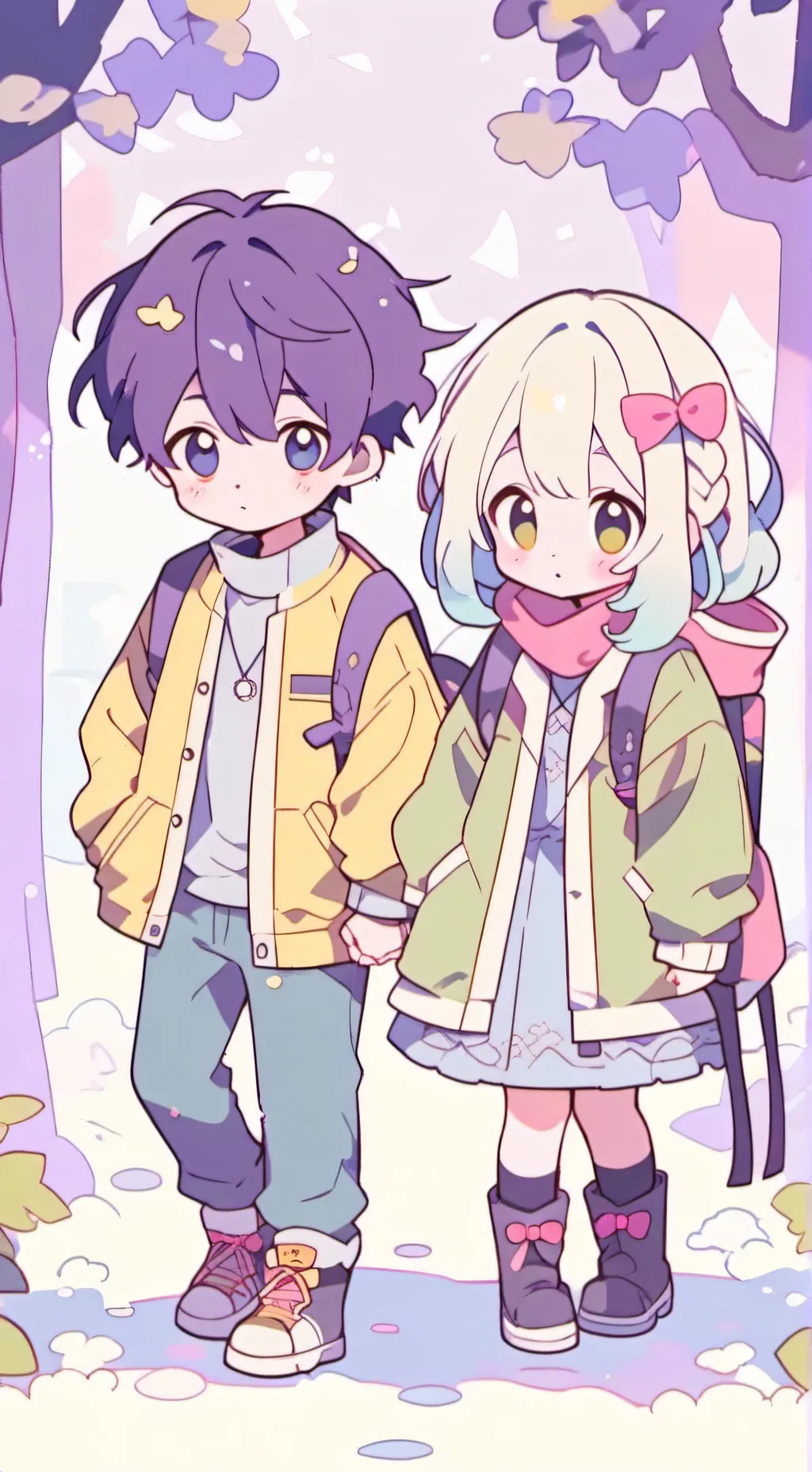 ai character: Kaminari Family! background