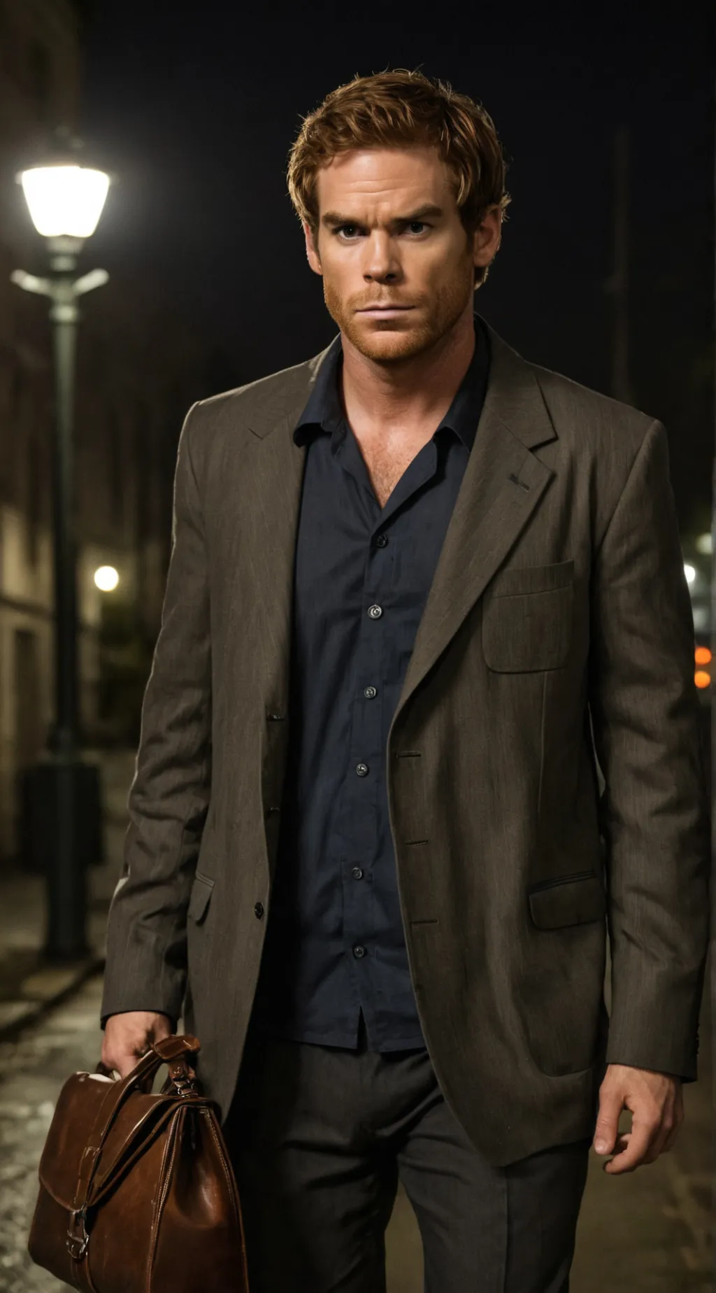 ai character: Dexter Morgan  background
