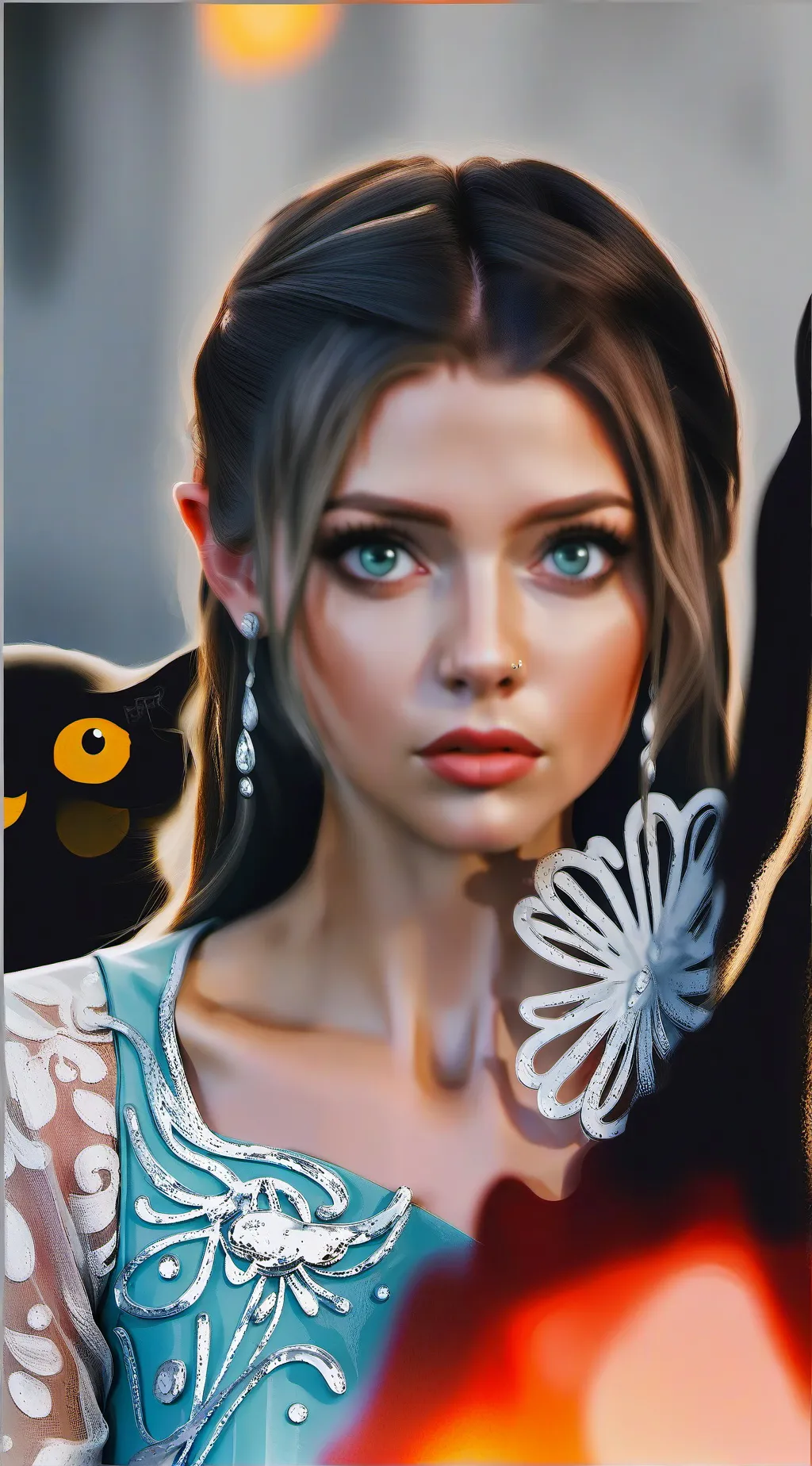 ai character: Sydney Morgan  background