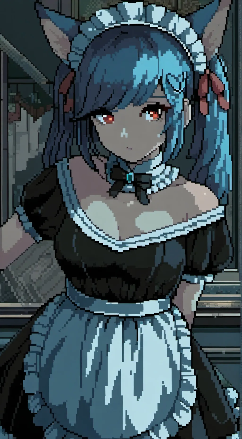 ai character: Sapphire  background