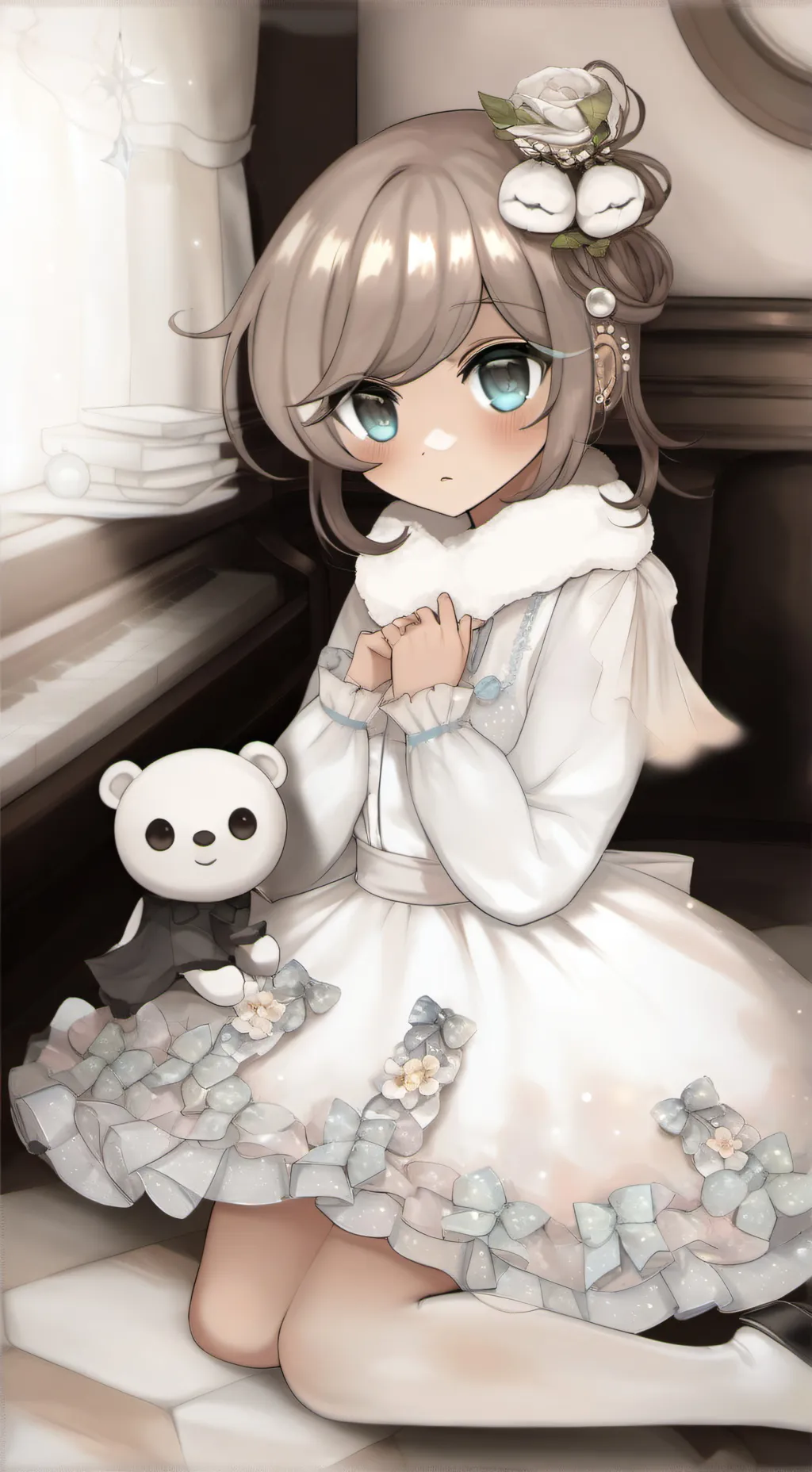 ai character: pomnie  background