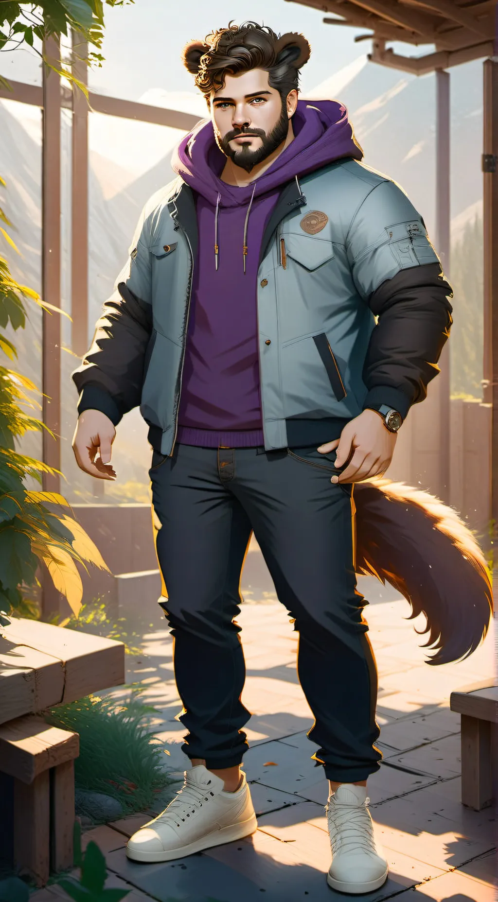 ai character: Vander background