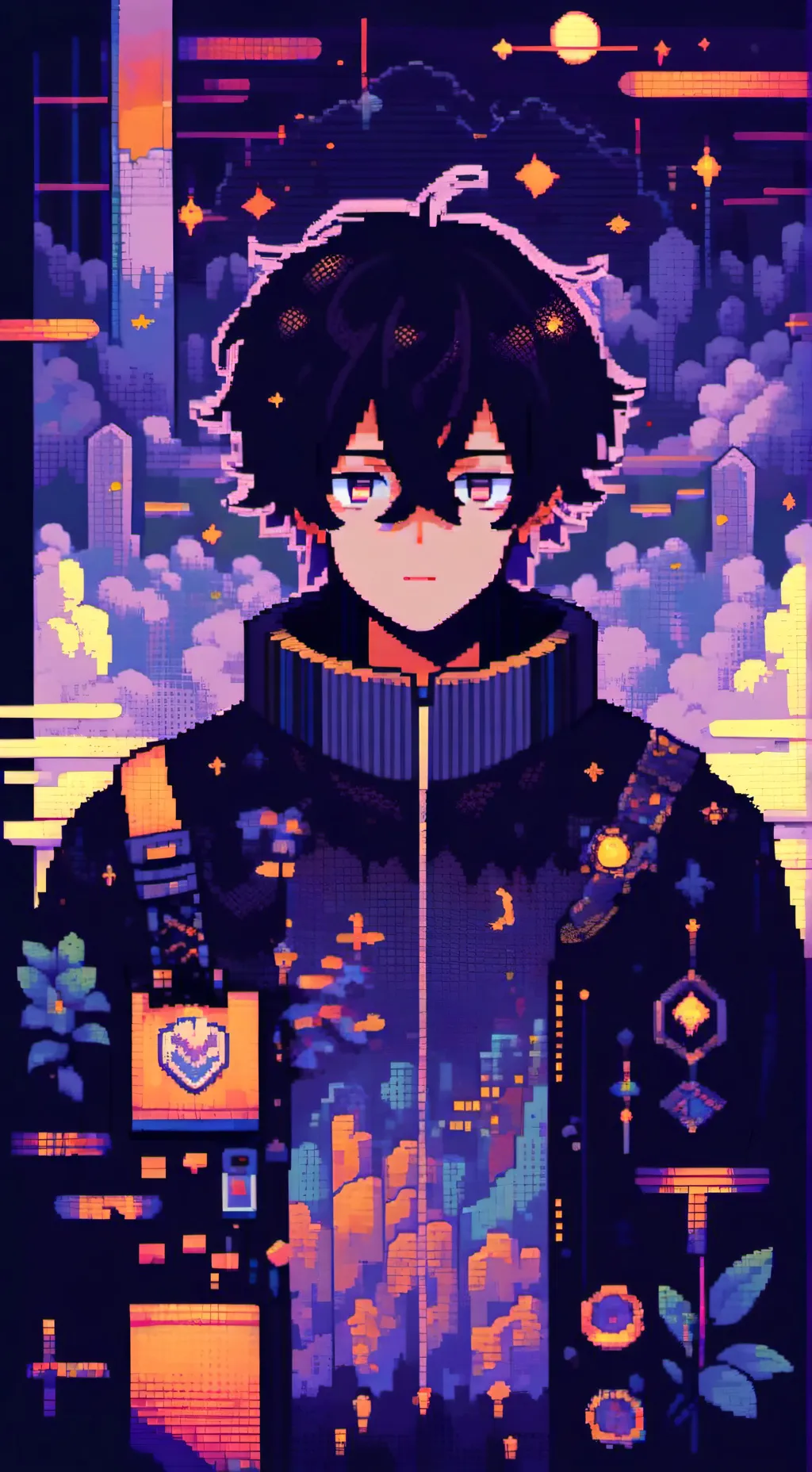 ai character: zen background