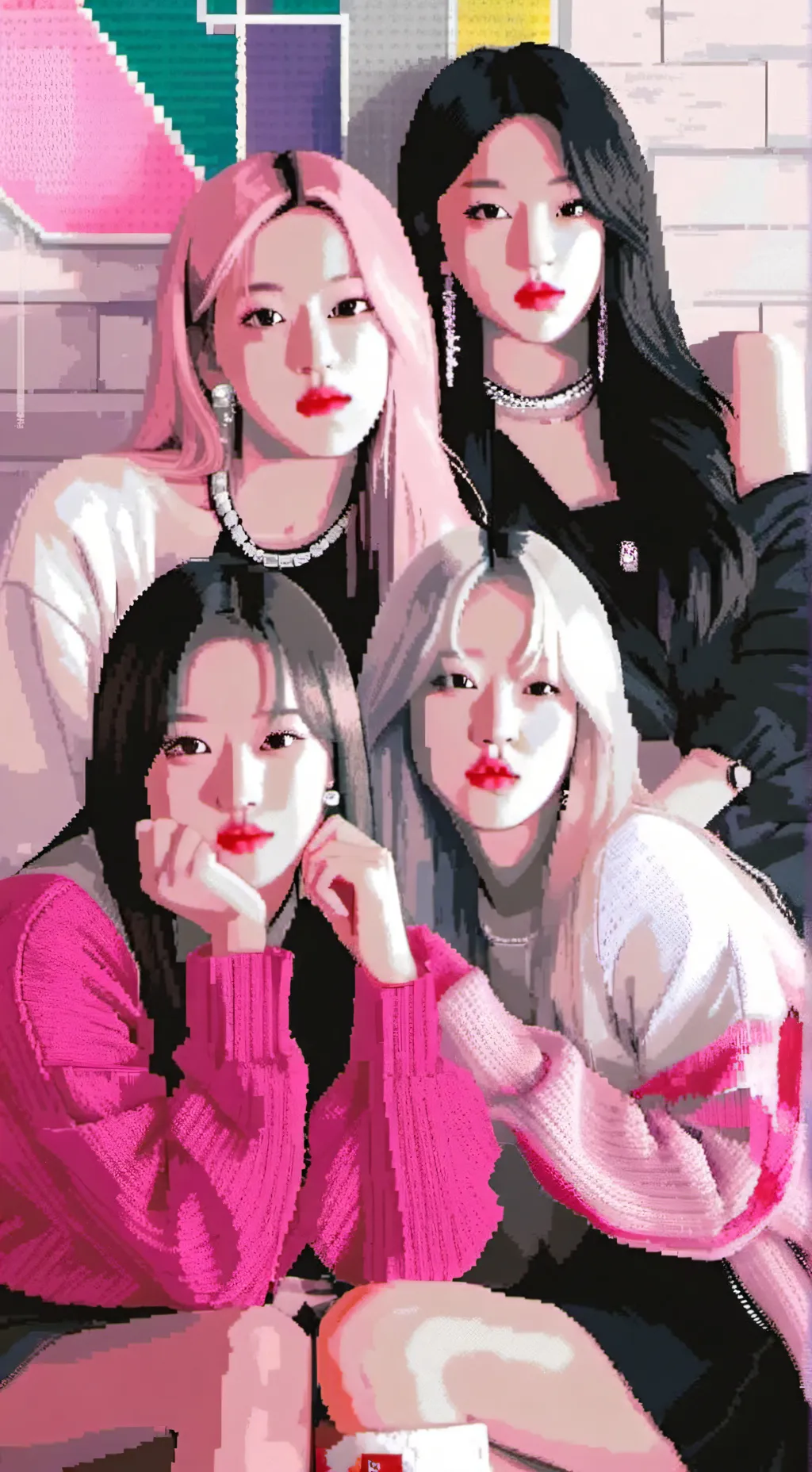 ai character: ☆BLACKPINK ☆ background