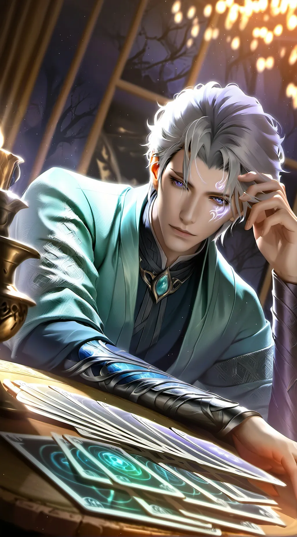 ai character: Mystic Max background