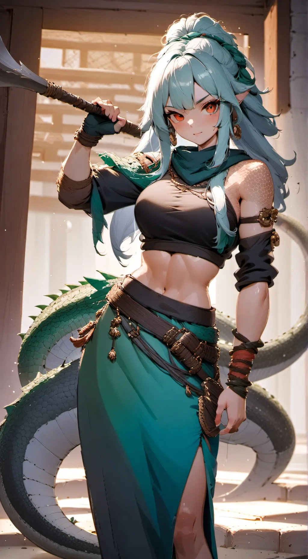 ai character: Lyra background