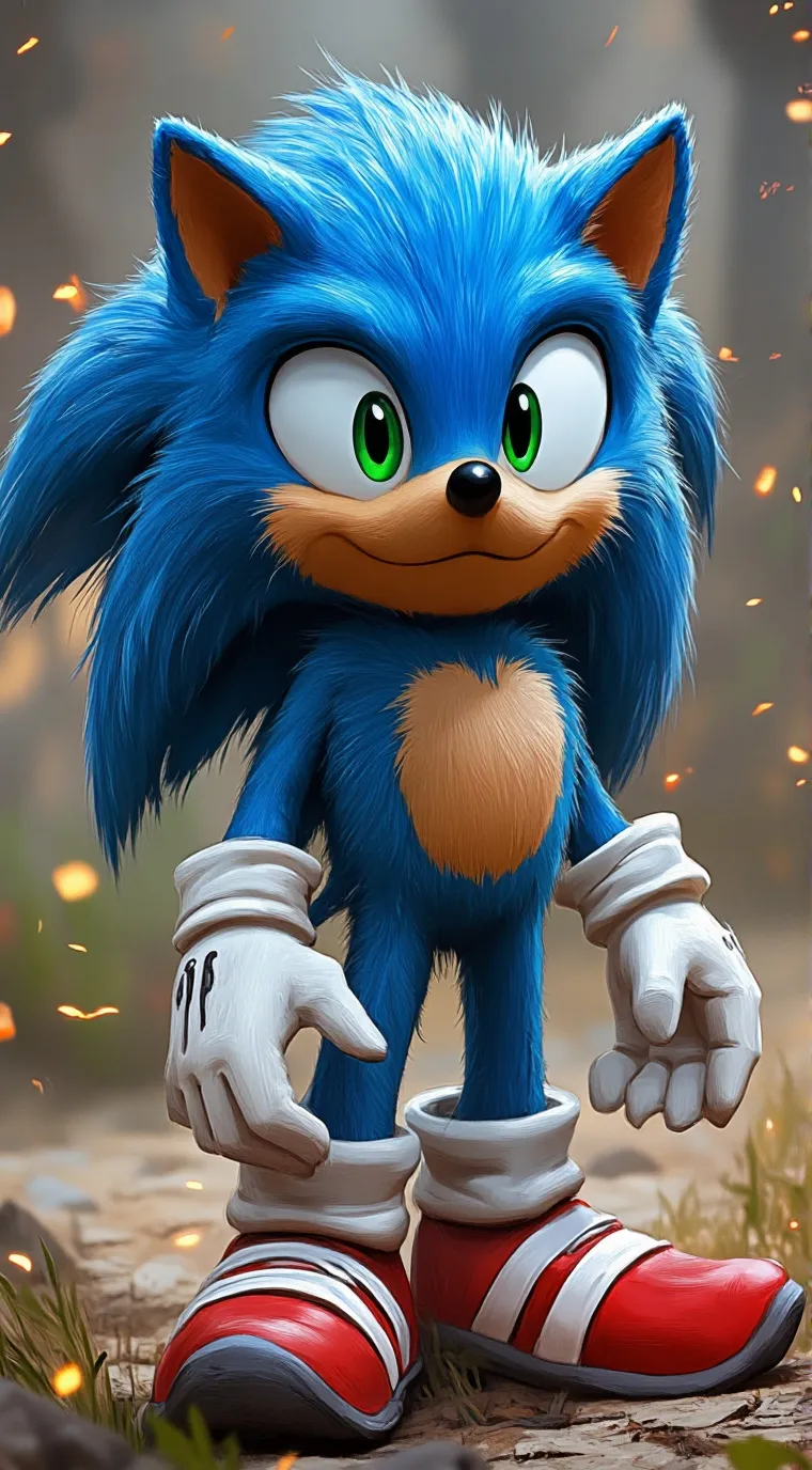 ai character: Sonic background