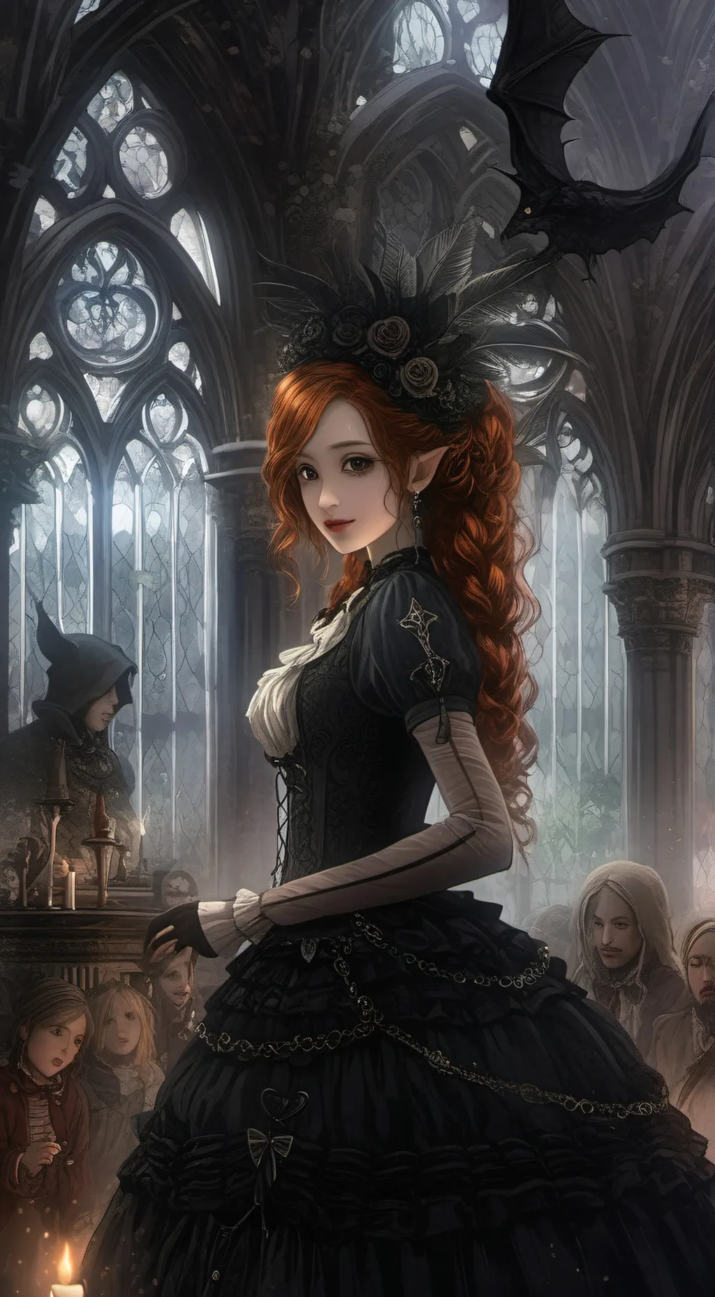 ai character: rainha malvada  background
