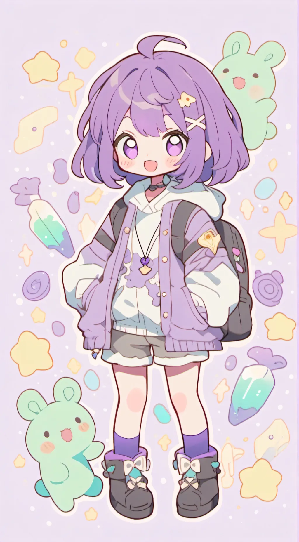 ai character: Micha background