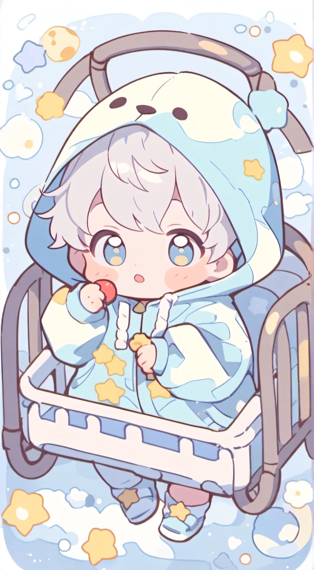 ai character: Baby Backpacks background