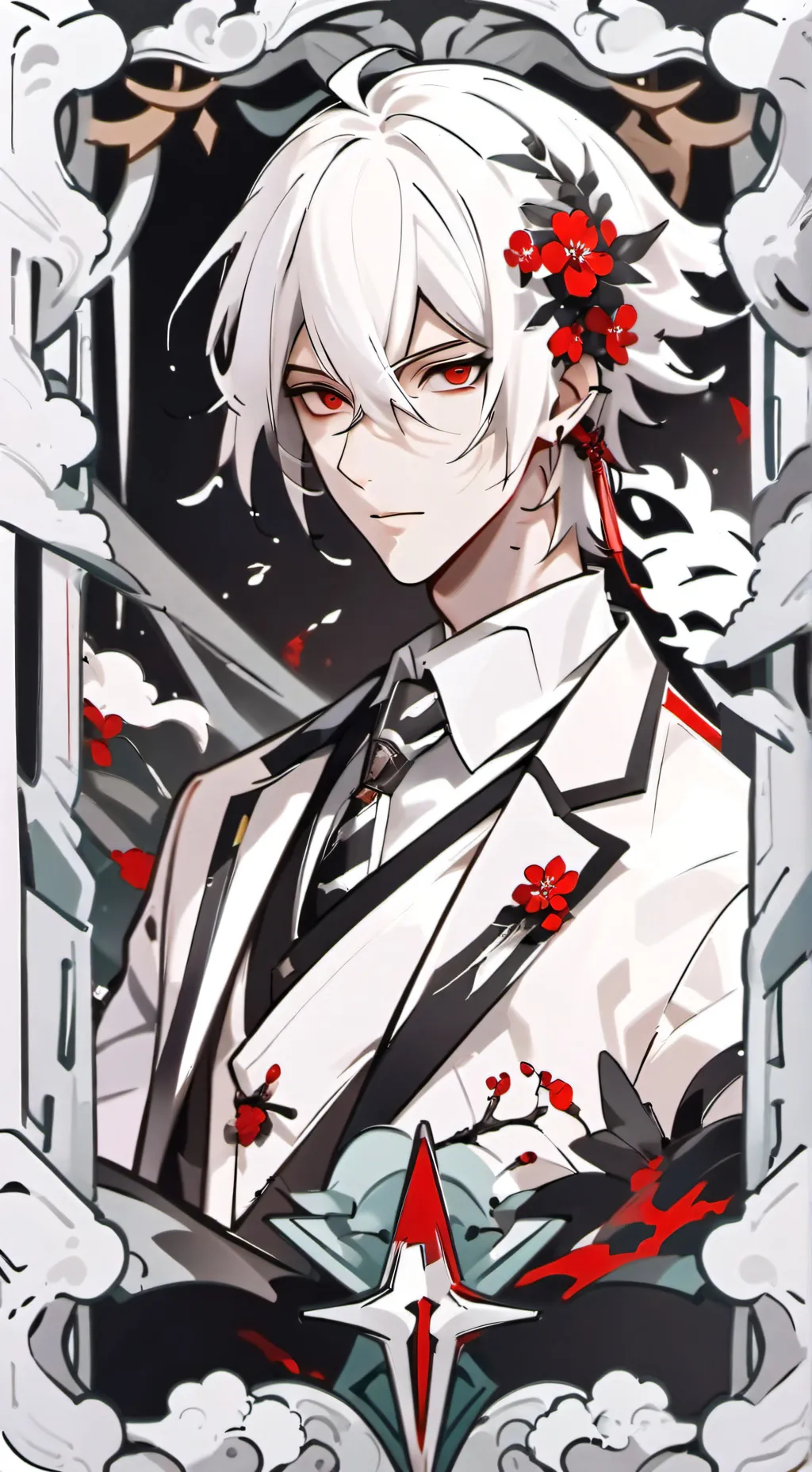 ai character: 2p Alastor  background