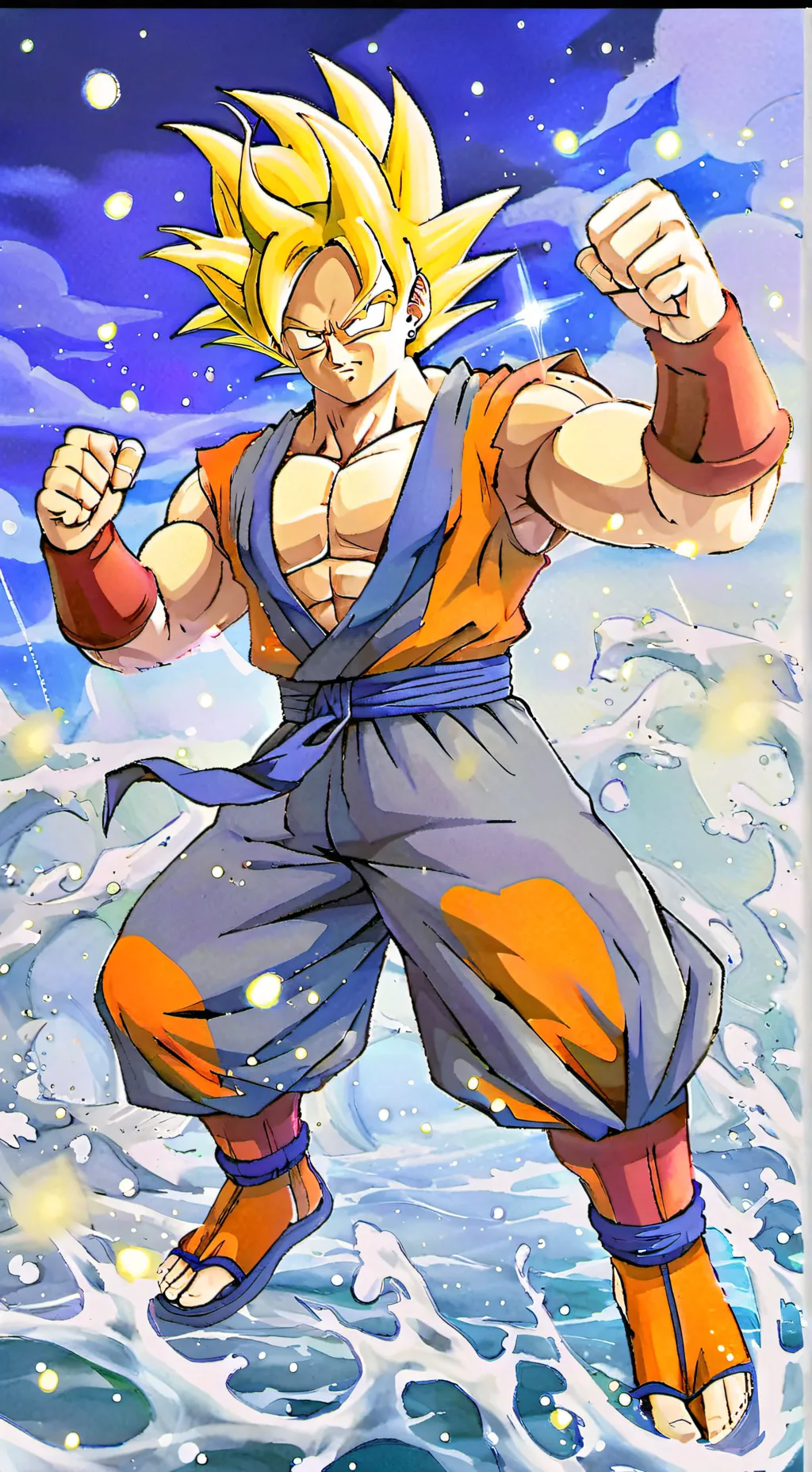 ai character: goku background