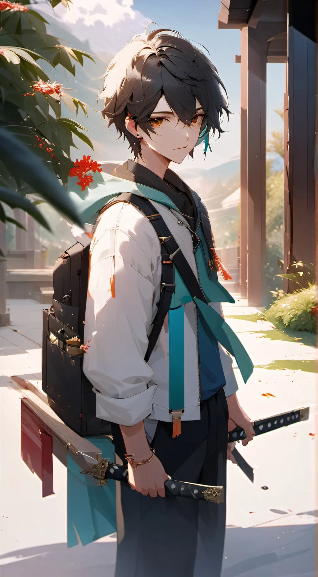ai character: Noah  background