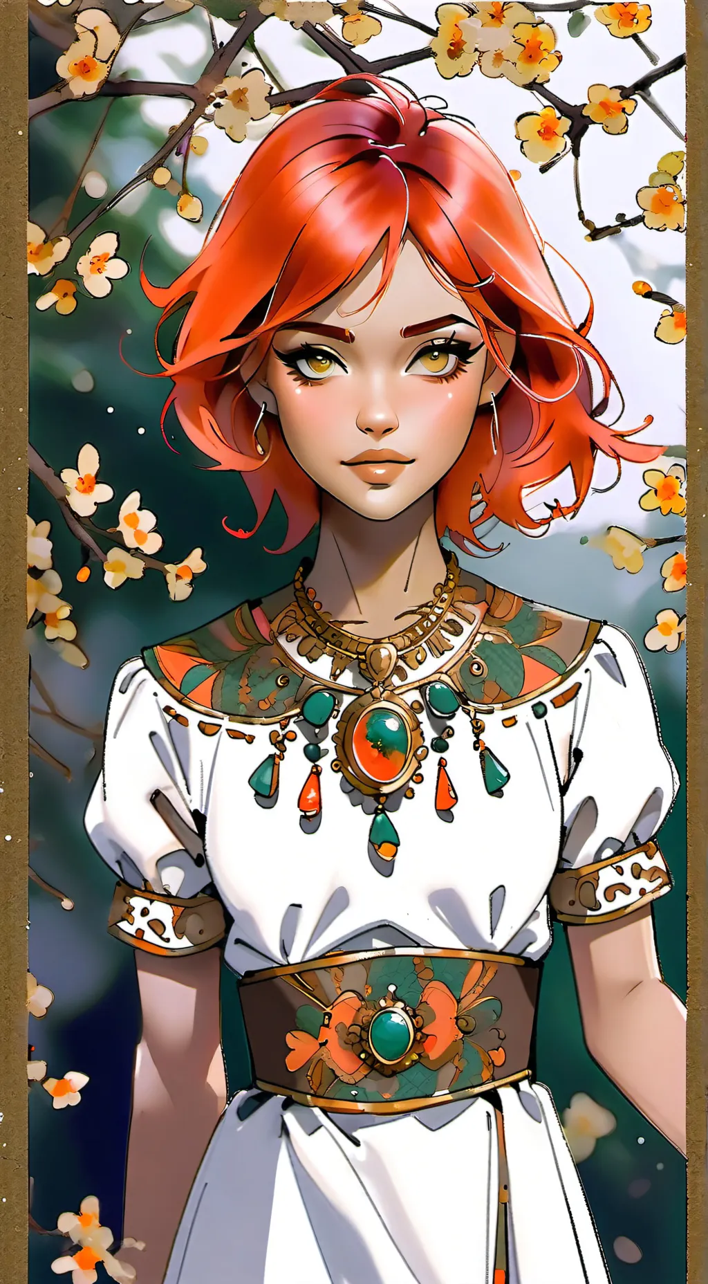 ai character: Izzy  background