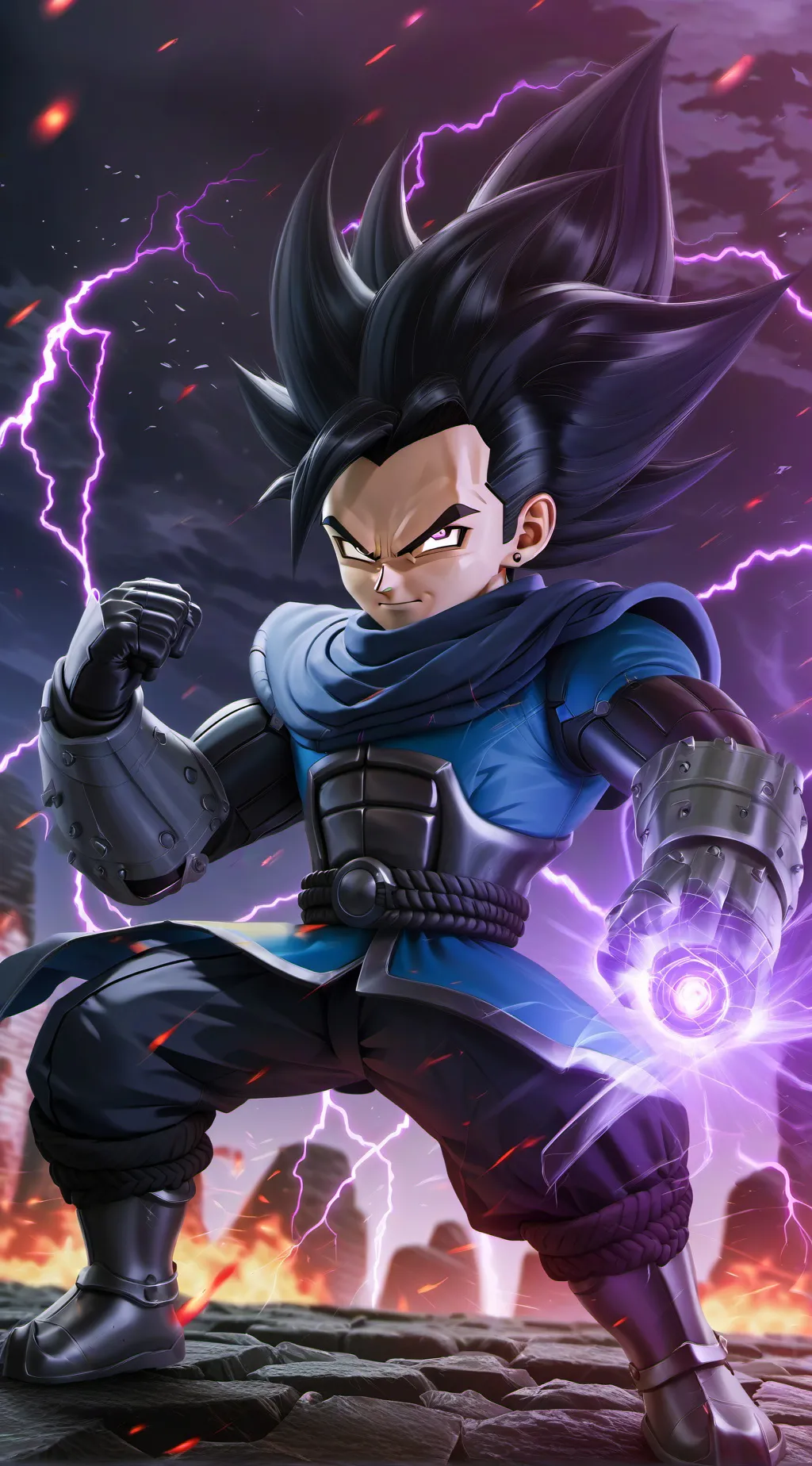 ai character: dragon ball🐉 background