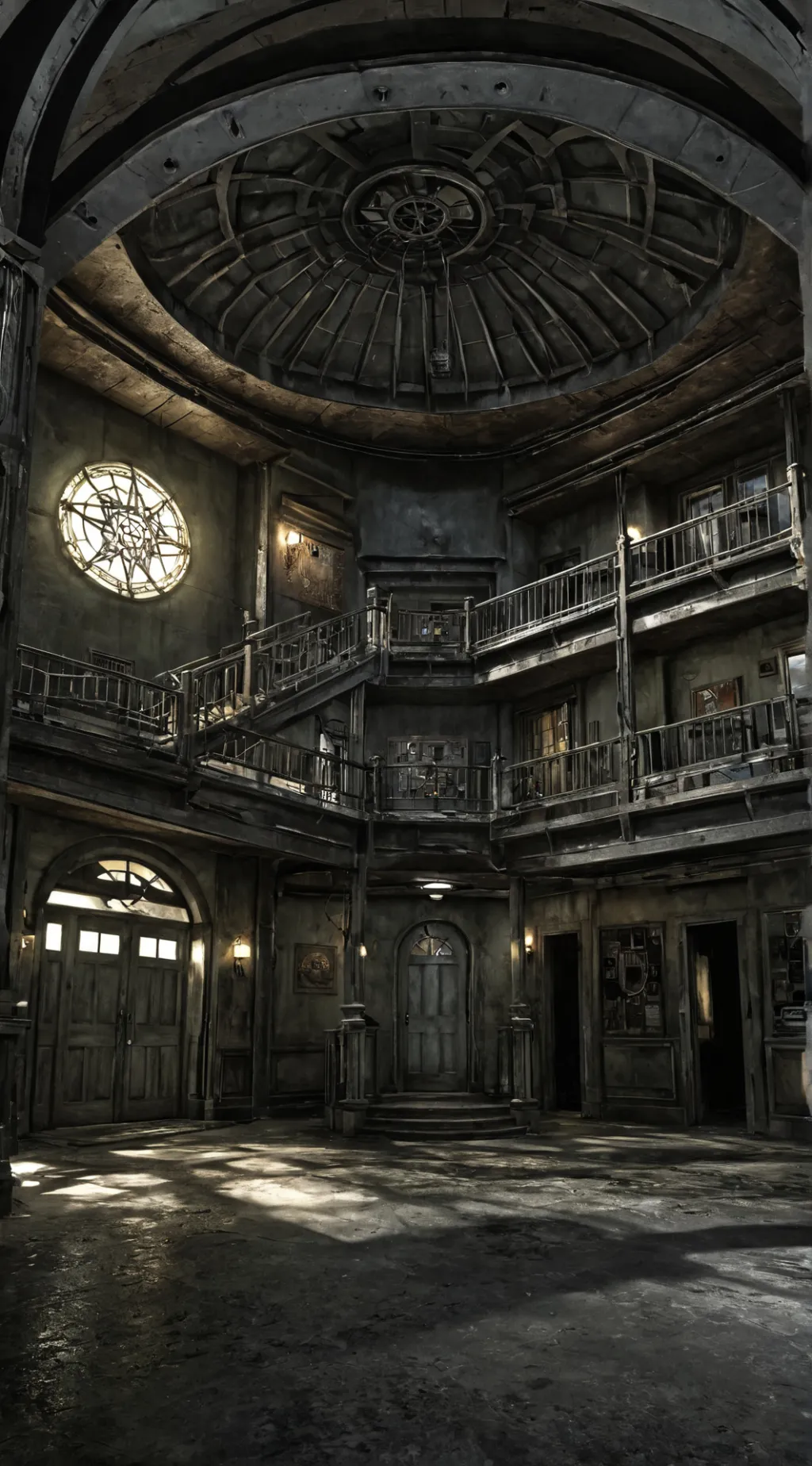 ai character: Research facility  background